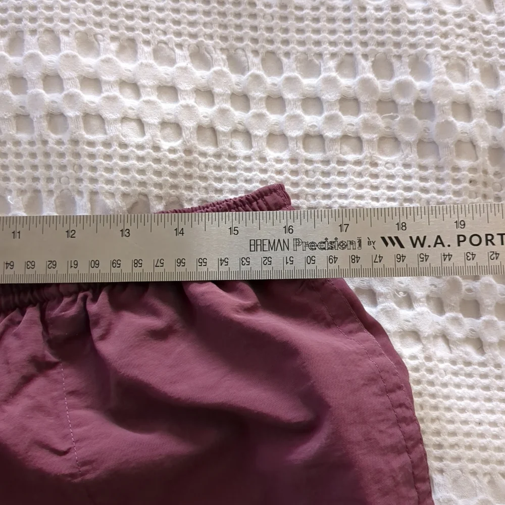 Patagonia Baggies Shorts Men's XL 6" Inseam 32" Waist Lined Maroon - Picture 6 of 8